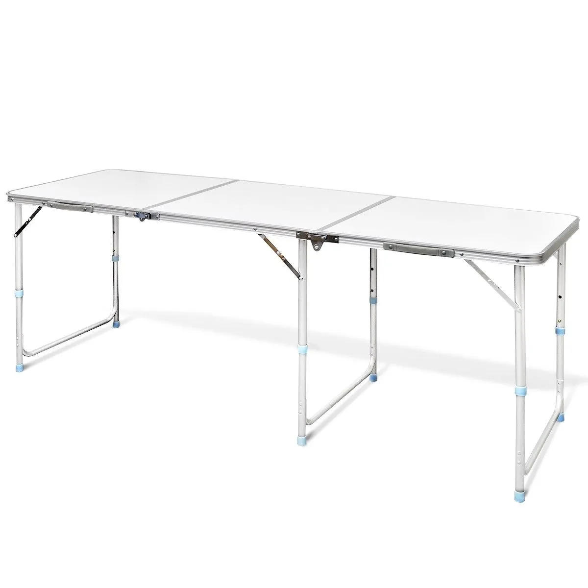 180cm Aluminium Folding Camping Table Portable Picnic Outdoor Garden BBQ Dining Desks