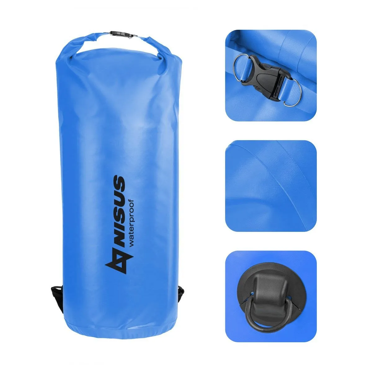 70L Waterproof Large Dry Bag, Backpack with Shoulder Straps