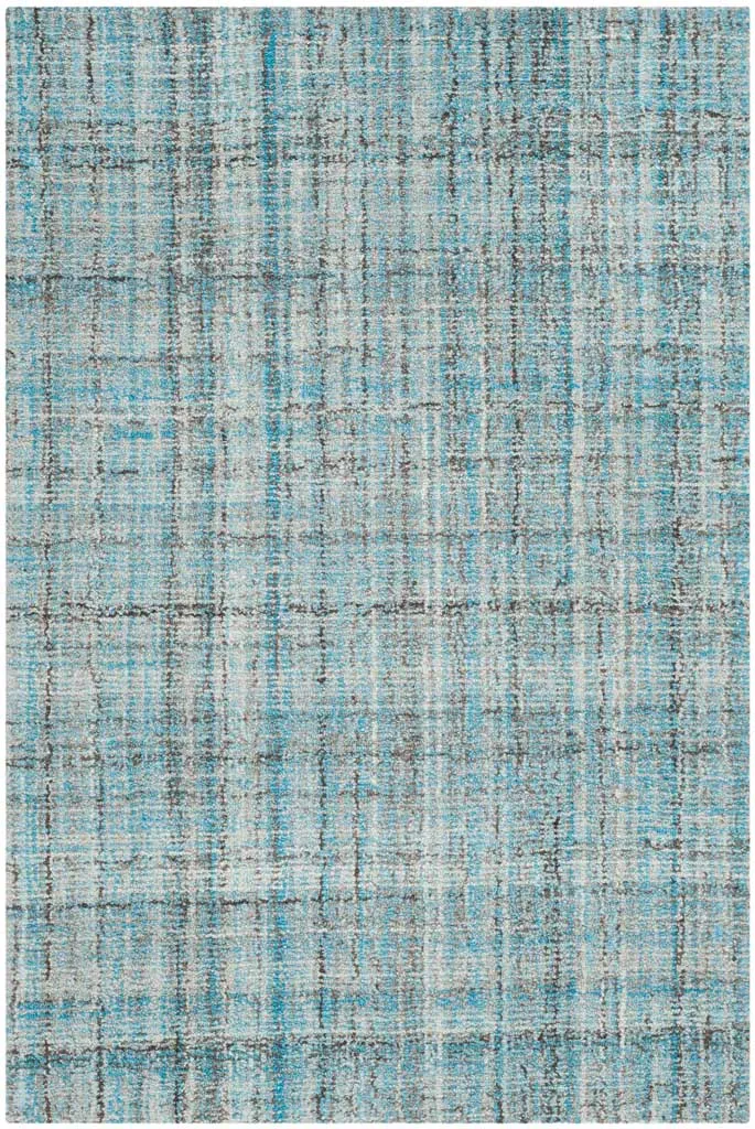 Abstract Light Blue/Multi Area Rug