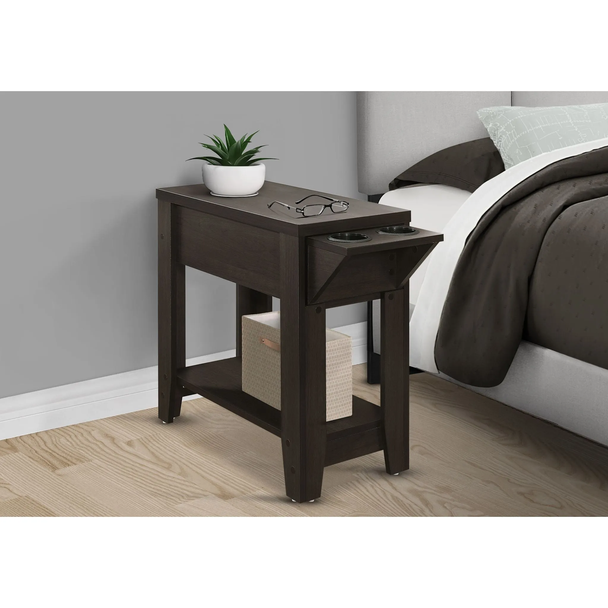 Alexander Accent Table - Espresso