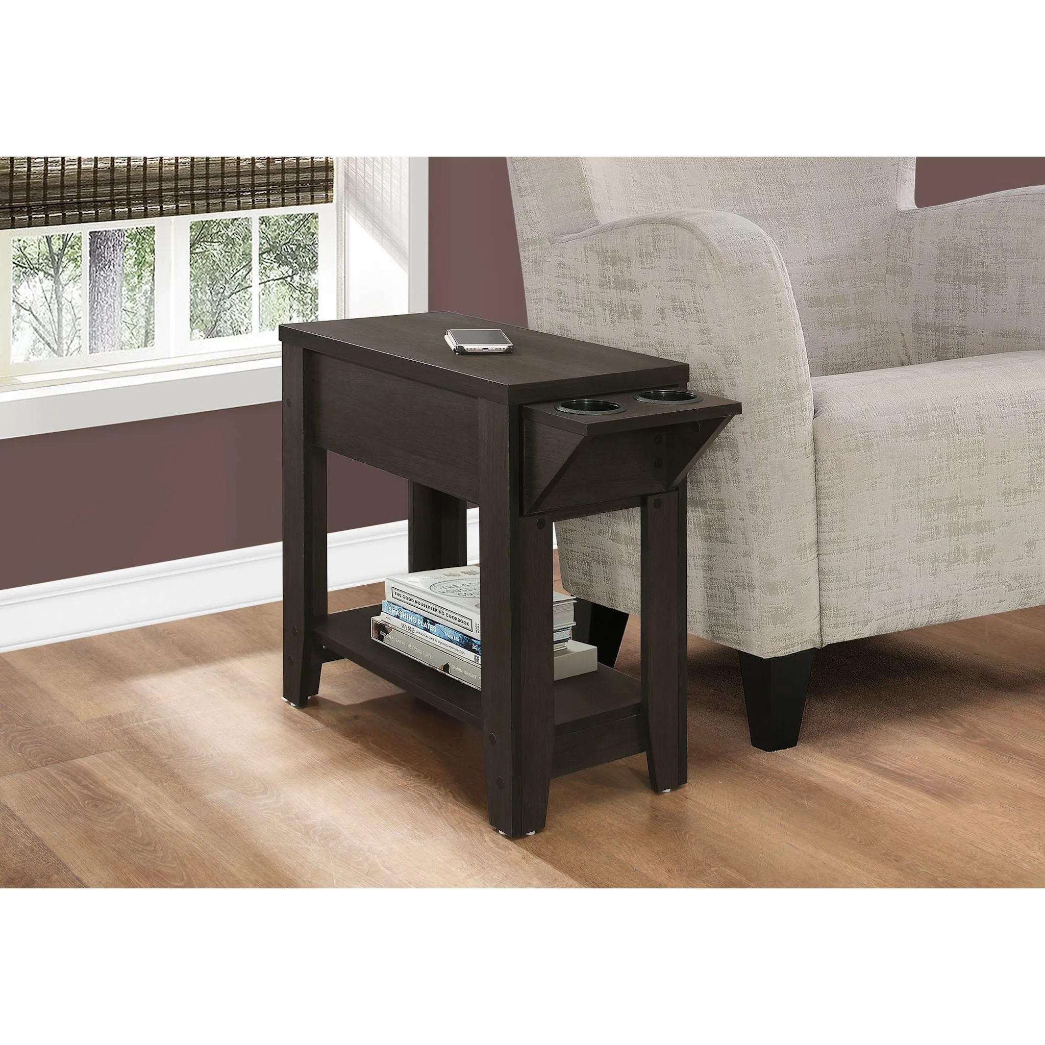 Alexander Accent Table - Espresso