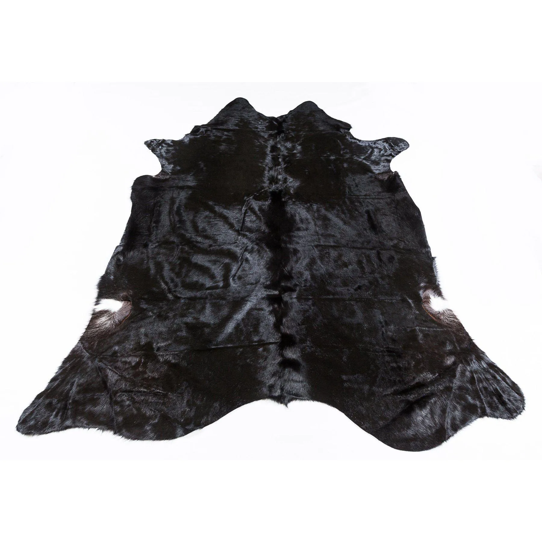 Angus - Black Coloured Large Premium Cowhide Rug