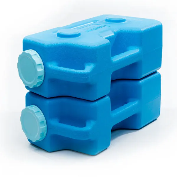 AquaBrick™ Food and Water Storage Container - 2 Bricks Plus Spigot - Free Shipping