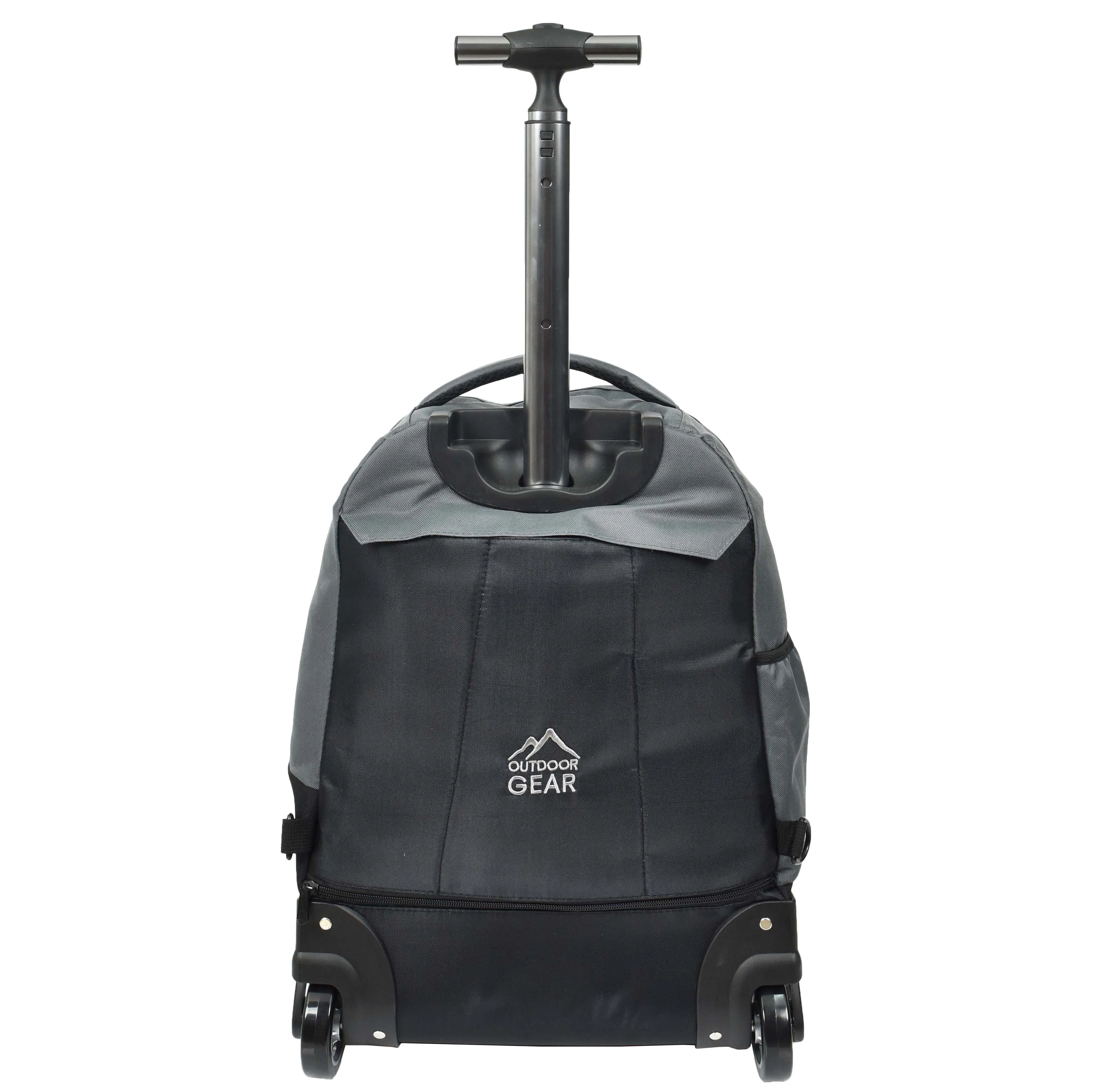 Backpack On Wheels Cabin Size Multi-use Travel Rucksack Laptop Bag Tram Grey