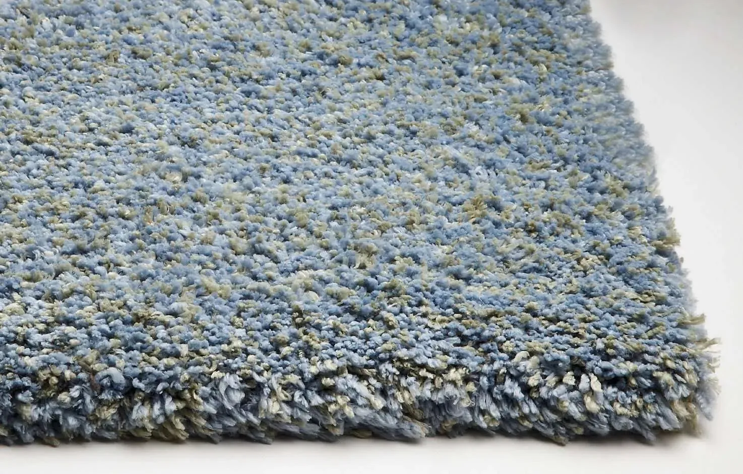 Bliss 1582 Shag Blue Heather Rug