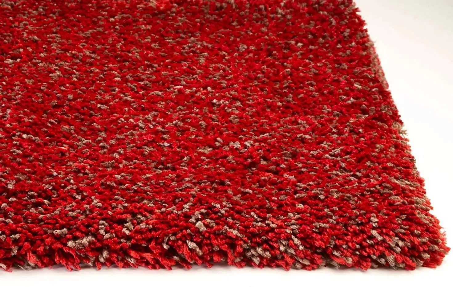 Bliss 1584 Shag Red Heather Rug