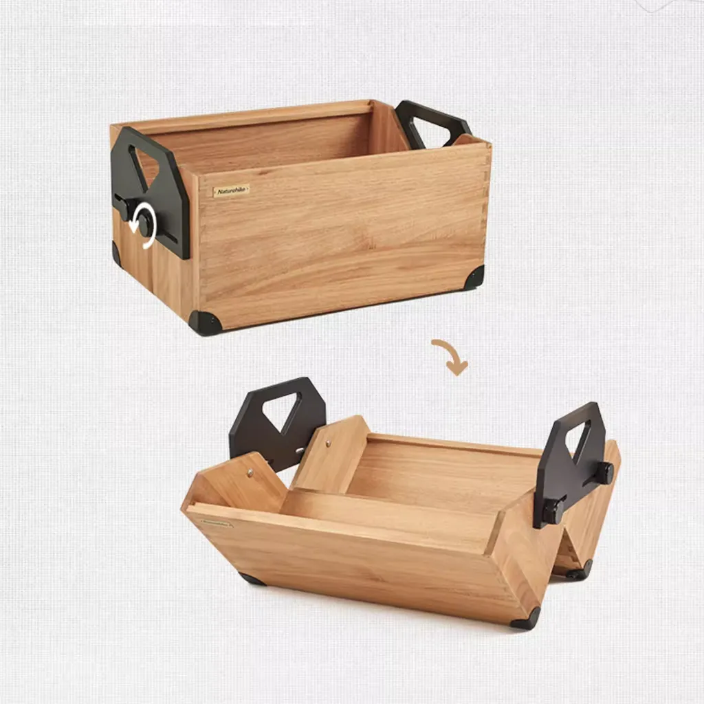 Box Penyimpanan Naturehike NH21SNX07 50L Solid Wood Storage Box