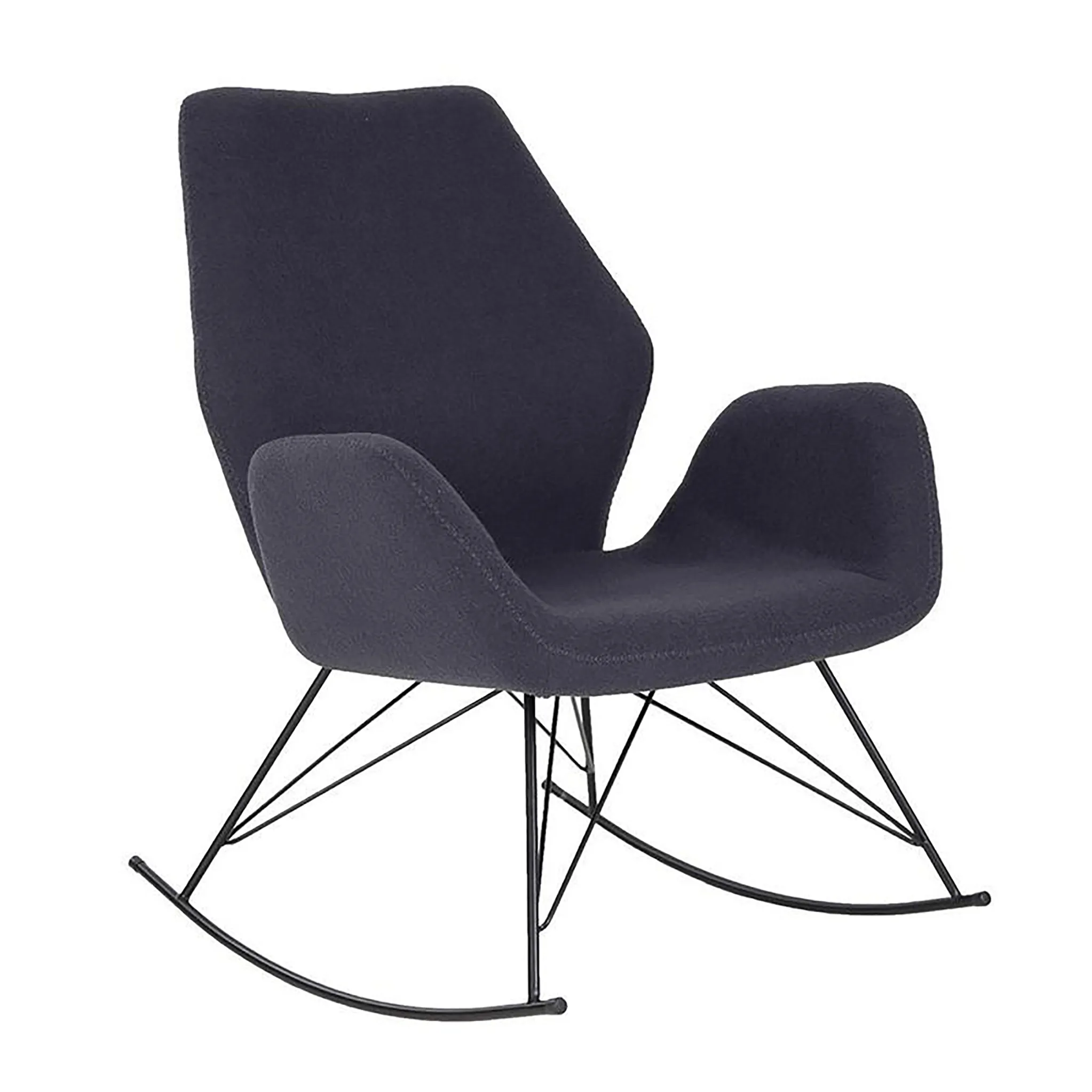 Bryce Accent Rocking Chair - Dark Grey