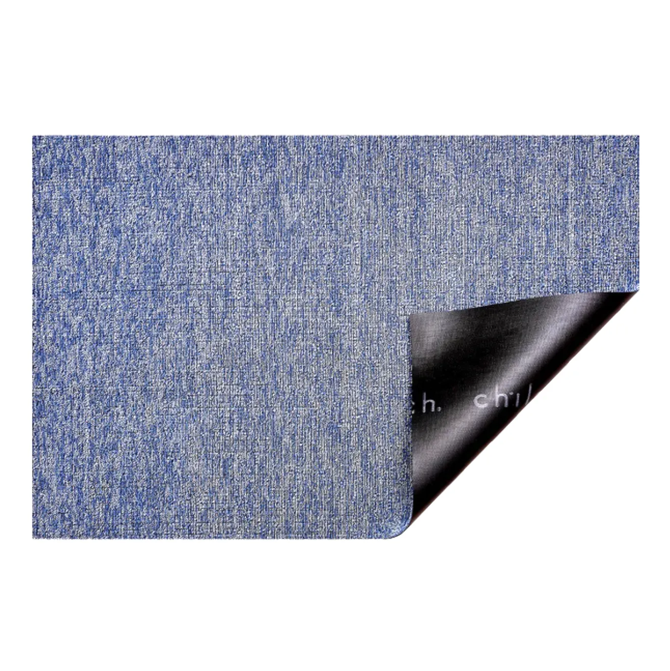 Chilewich Indoor/Outdoor Shag Heathered Floor Mat - Cornflower