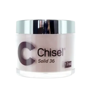 Chisel 2in1 Acrylic/Dipping Powder, Solid  Collection, SOLID36, 12oz (Packing: 60 pcs/case)