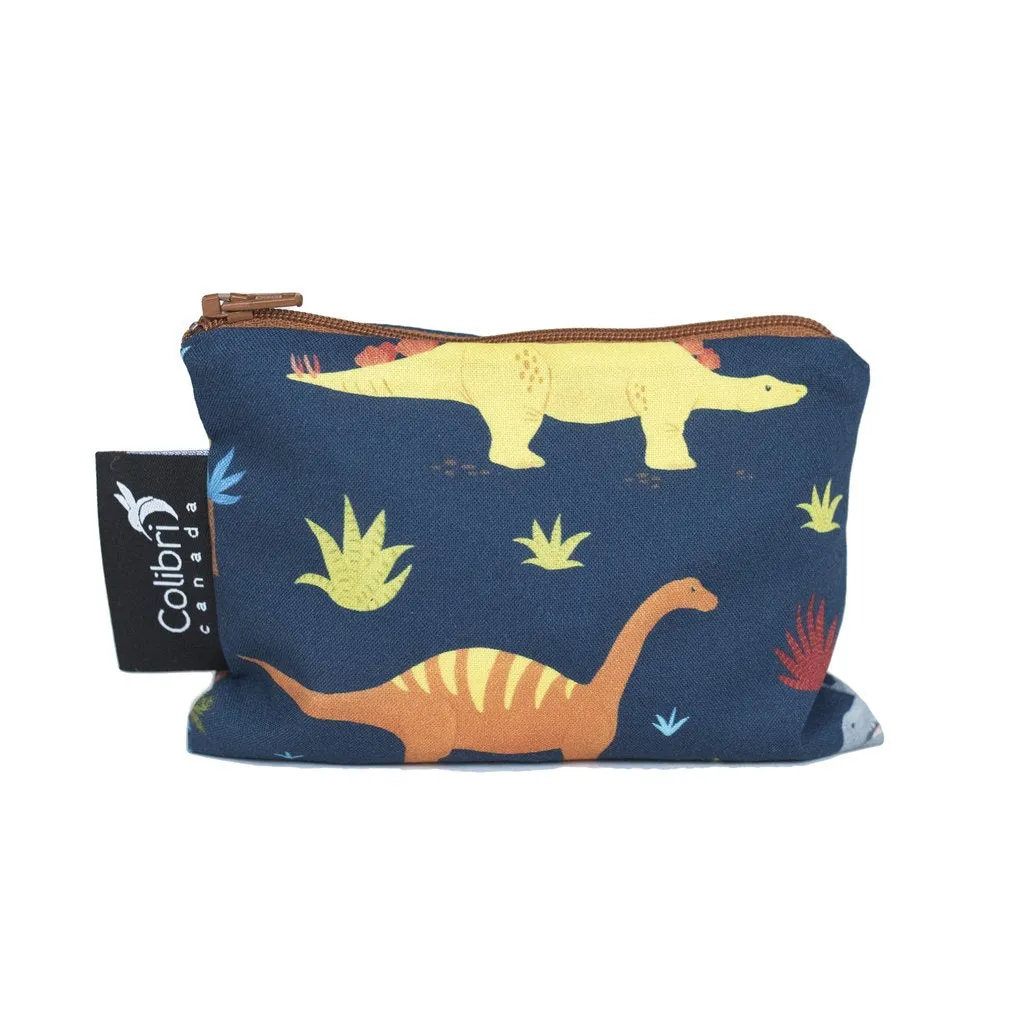 Colibri Reusable Small Snack Bag - Dinosaurs