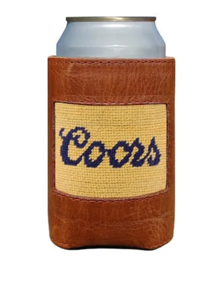 Coors Needlepoint Can Cooler