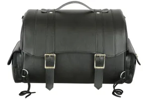 DS381 Updated Leather Motorcycle Trunk Bag Luggage