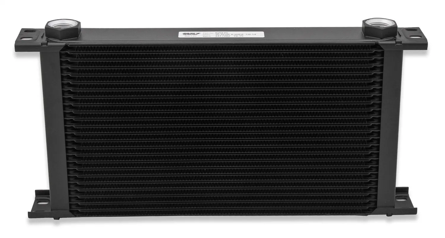 Earl's Performance 816ERL UltraPro Oil Cooler; Black; 16 Row; -10AN Female; Extra-Wide;