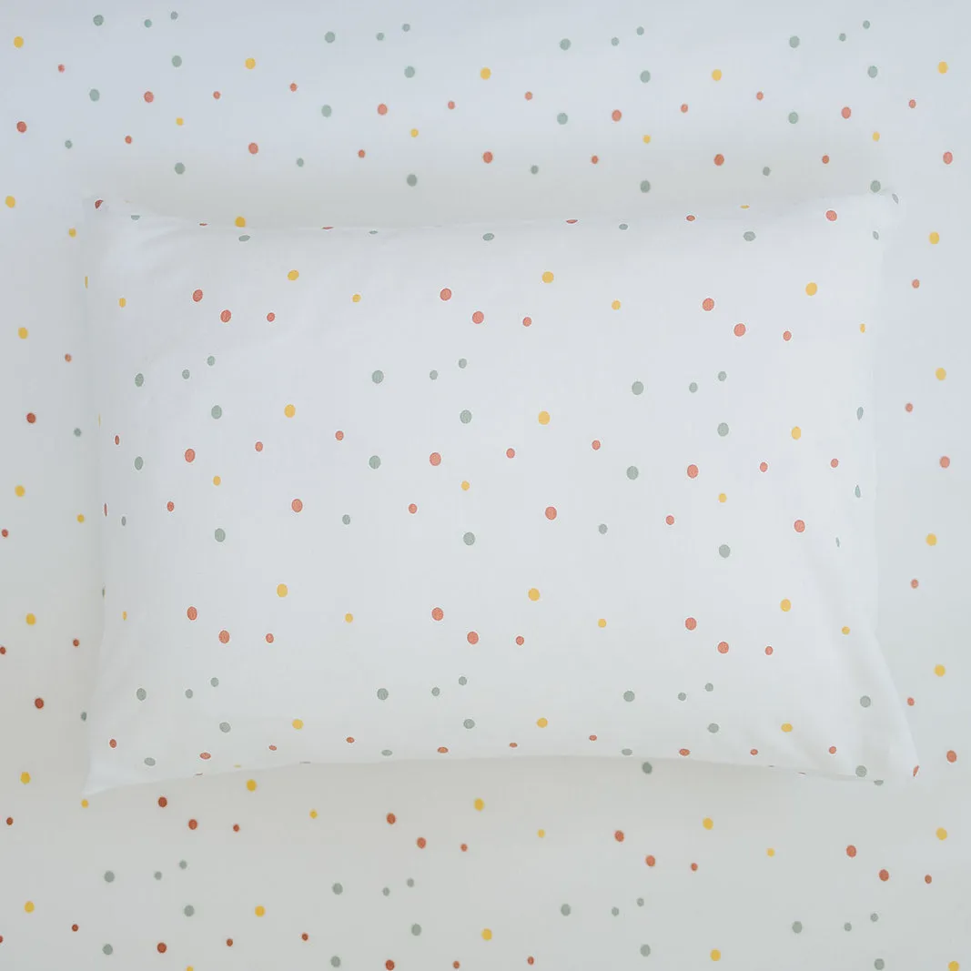 Ecolino® Pillowcase, 100% Organic Cotton, 2 Pack, Oat   Dots