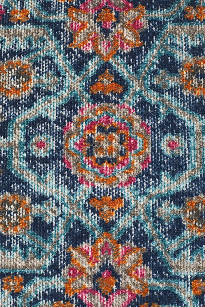 Eternal Whisper Diamond Blue Rug