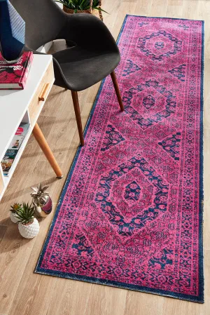 Eternal Whisper Vision Magenta Runner Rug