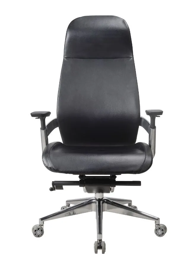 Executive Leather Office Chair for Managers with Adjustable Headrest for Managers and Executives