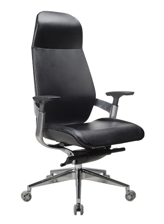 Executive Leather Office Chair for Managers with Adjustable Headrest for Managers and Executives