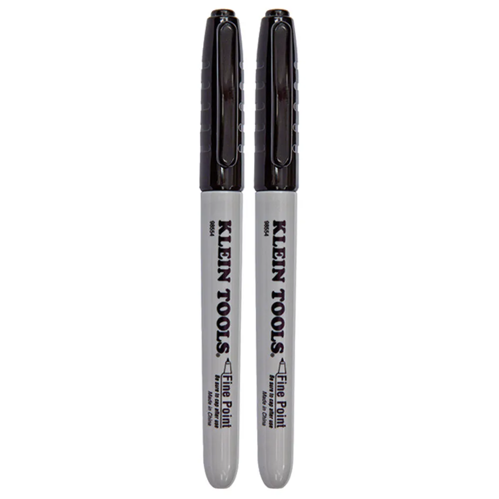 Fine Point Permanent Markers, Pk 2