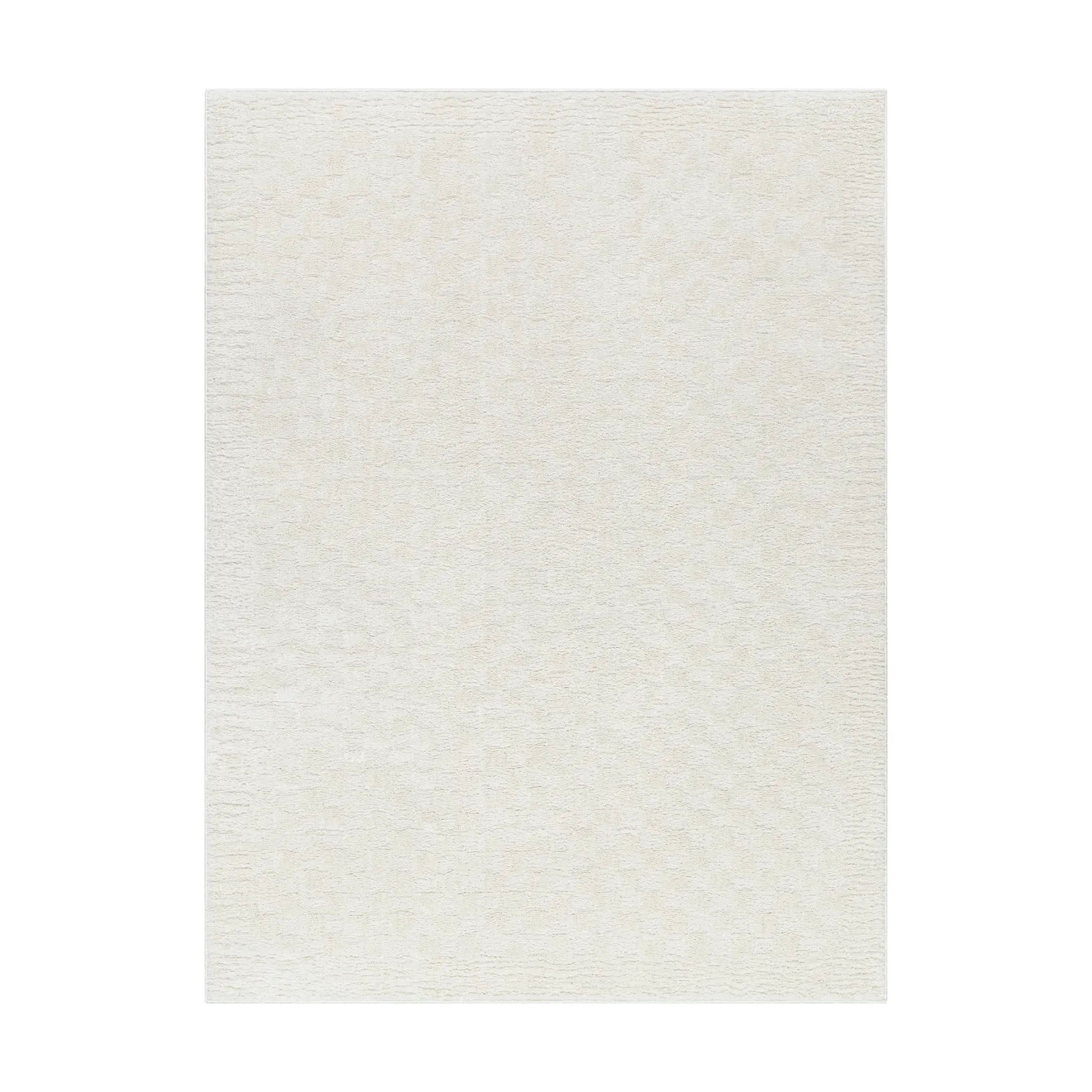 Floyd Ivory Border Checkered Rug