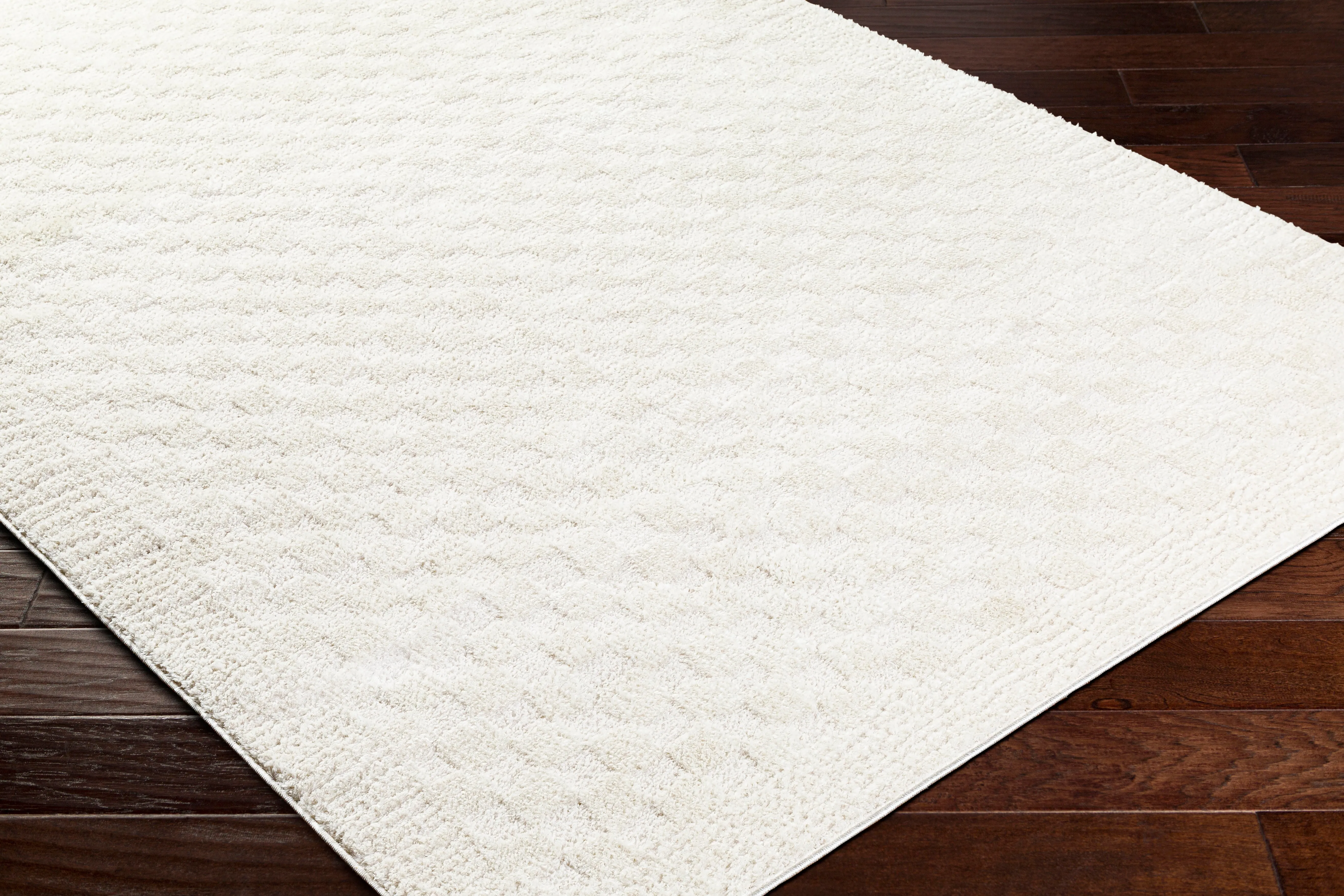 Floyd Ivory Border Checkered Rug