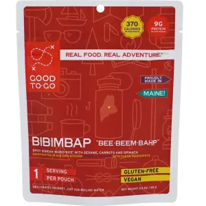 Good to-Go Dehydrated Bibimbap - Single Serving Pouch