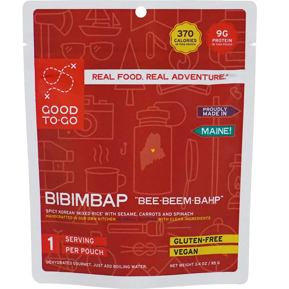 Good to-Go Dehydrated Bibimbap - Single Serving Pouch