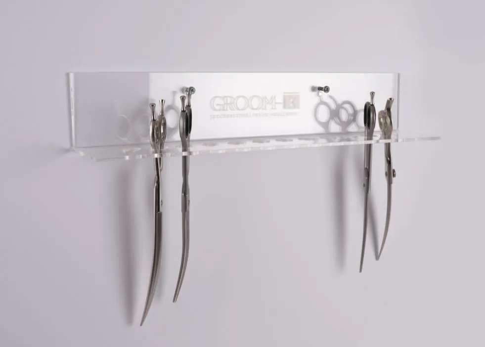 Groom-X Wall mounted Plexi scissor holder