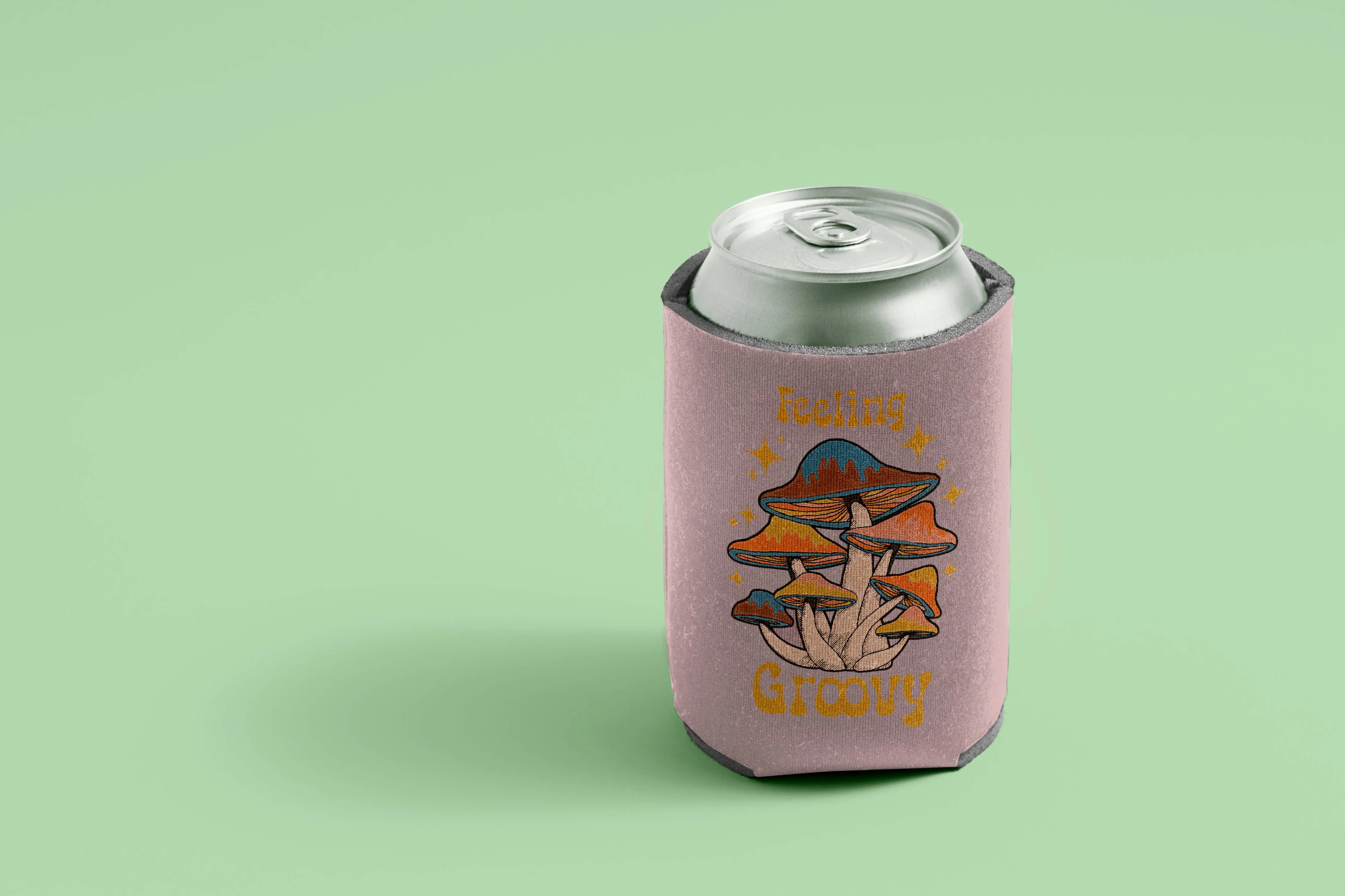 Groovy Mushroom Koozie