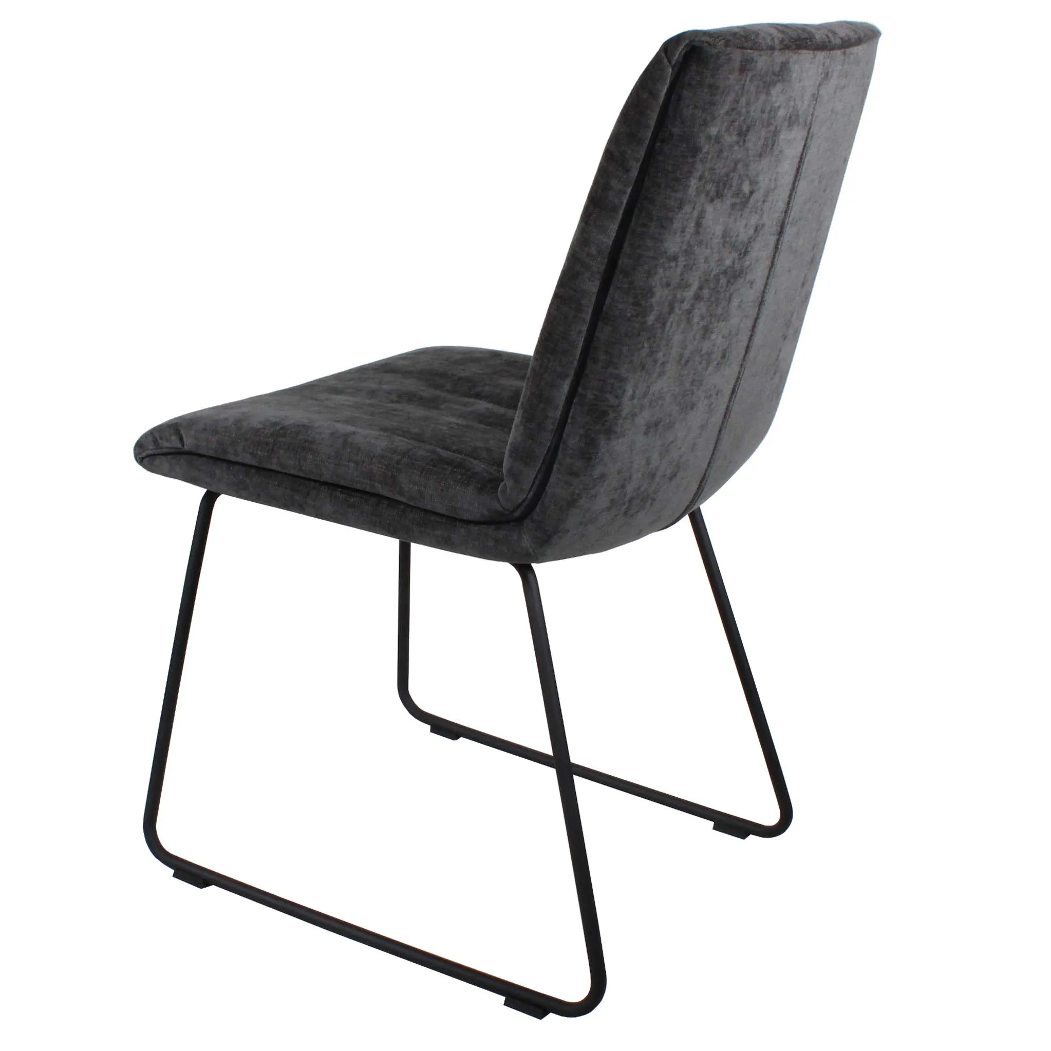 Hadley Dark Grey Dining Chair - Set of 2 Chairs