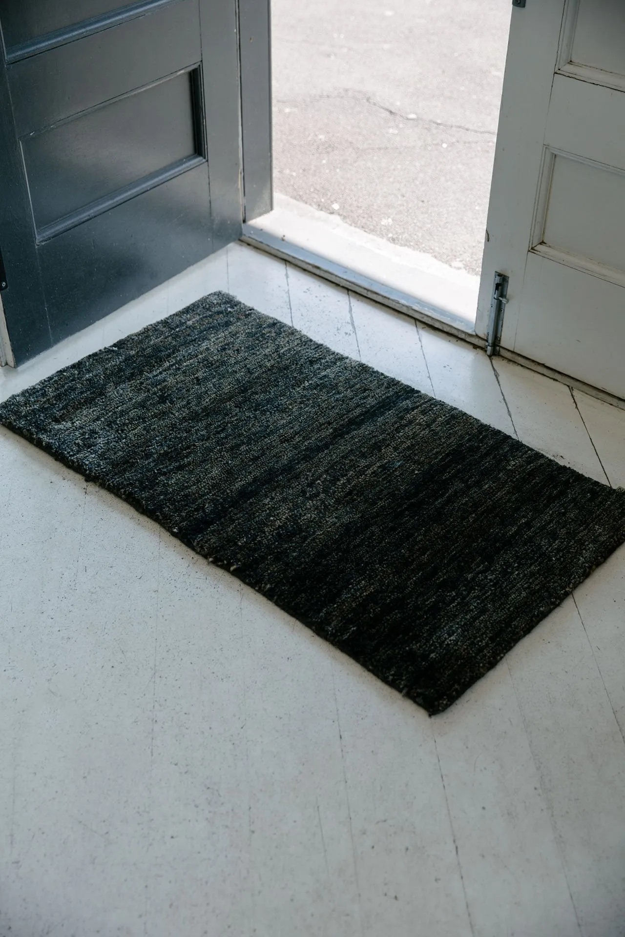 Hand Knotted Jute Entrance Mat - Fossil