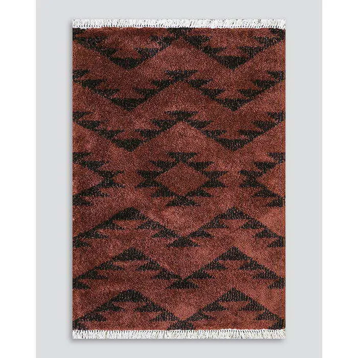 Intrepid Ankara Floor Rug - Terracotta    (100% Polypropylene)