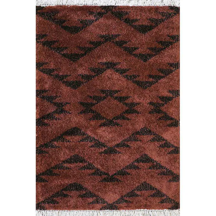 Intrepid Ankara Floor Rug - Terracotta    (100% Polypropylene)