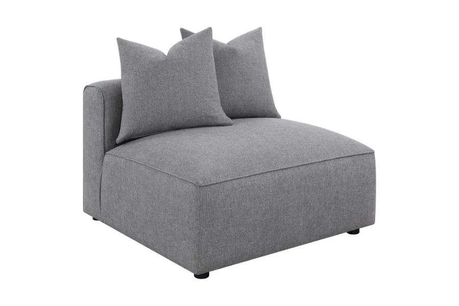 Jennifer 6-piece Upholstered Modular Sectional Grey 551594-SET