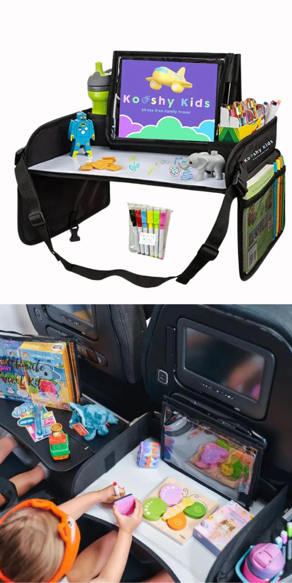 Kooshy Kids Travel Tray - Your Ultimate Travel Buddy™