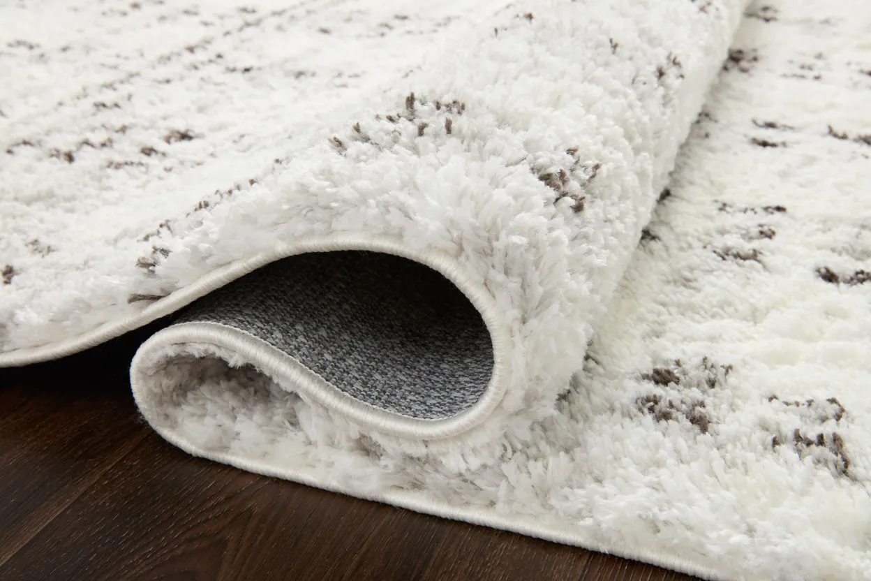 Loloi Bliss Shag Cream / Grey Rug