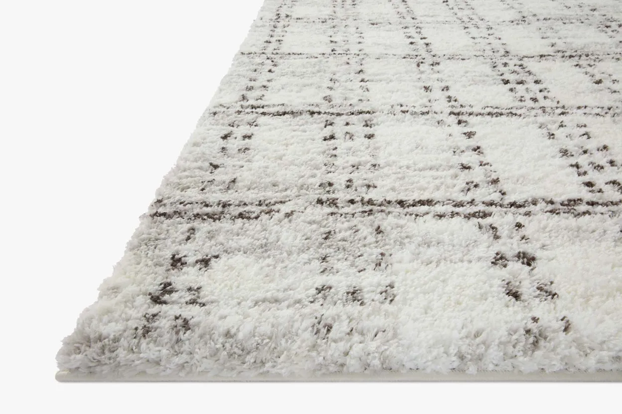 Loloi Bliss Shag Cream / Grey Rug