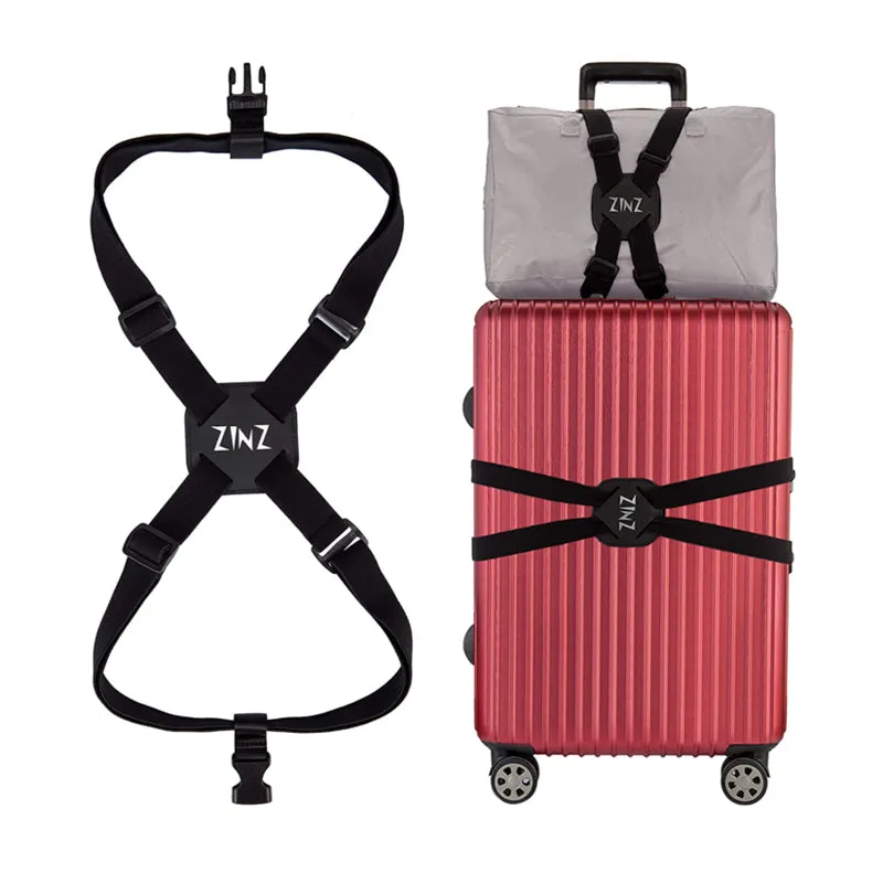 Luggage Straps Adjustable Belt High Elastic Suitcase  Bag Bungees with Buckles