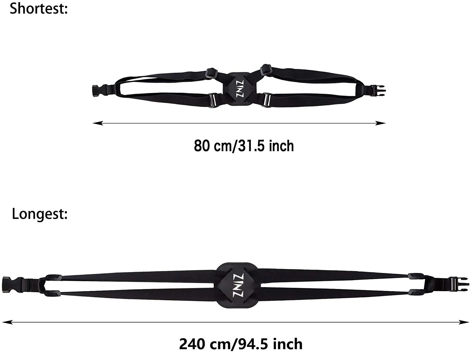 Luggage Straps Adjustable Belt High Elastic Suitcase  Bag Bungees with Buckles