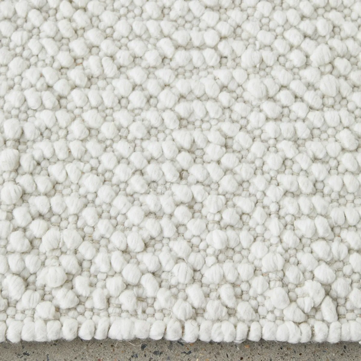 Mahli Boucle White Rug