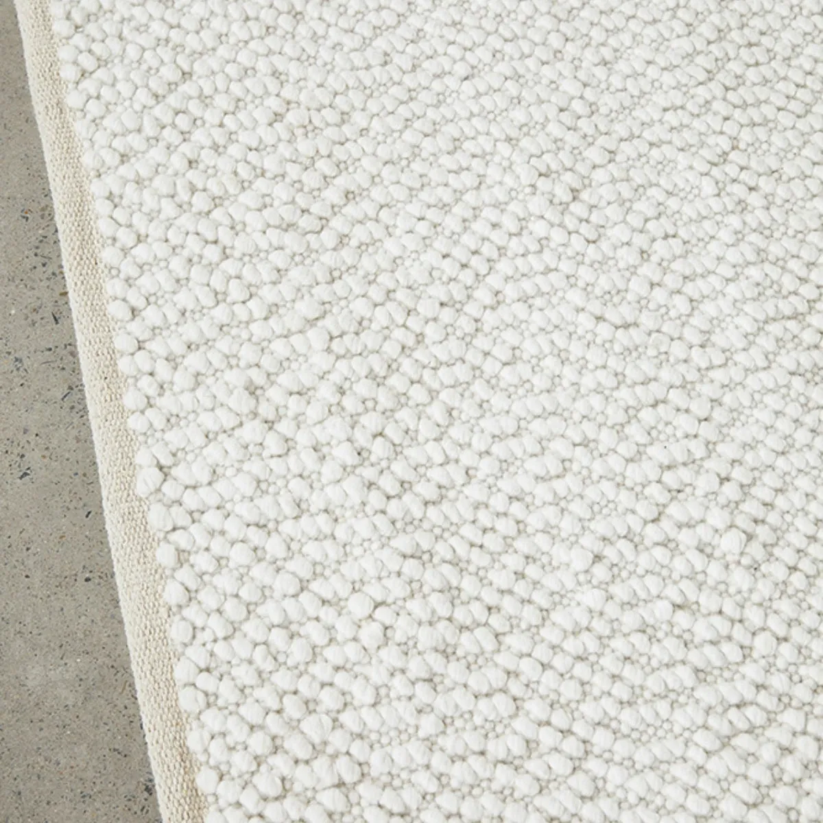 Mahli Boucle White Rug