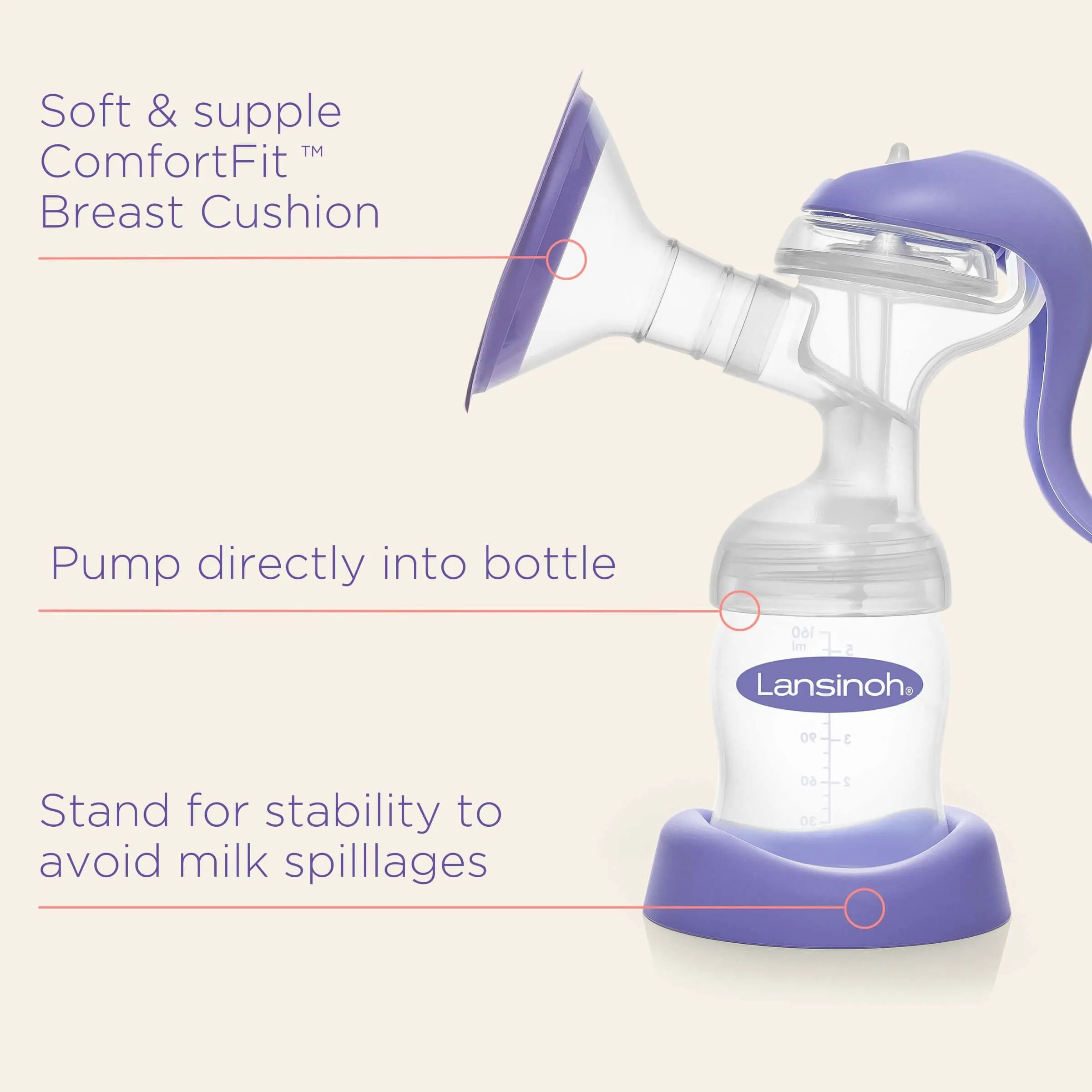 Manual Breast Pump Set