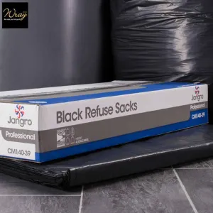 Medium Duty Black Refuse Sacks 38'' x200