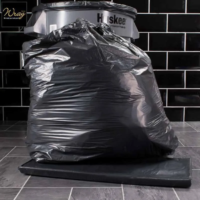 Medium Duty Black Refuse Sacks 38'' x200