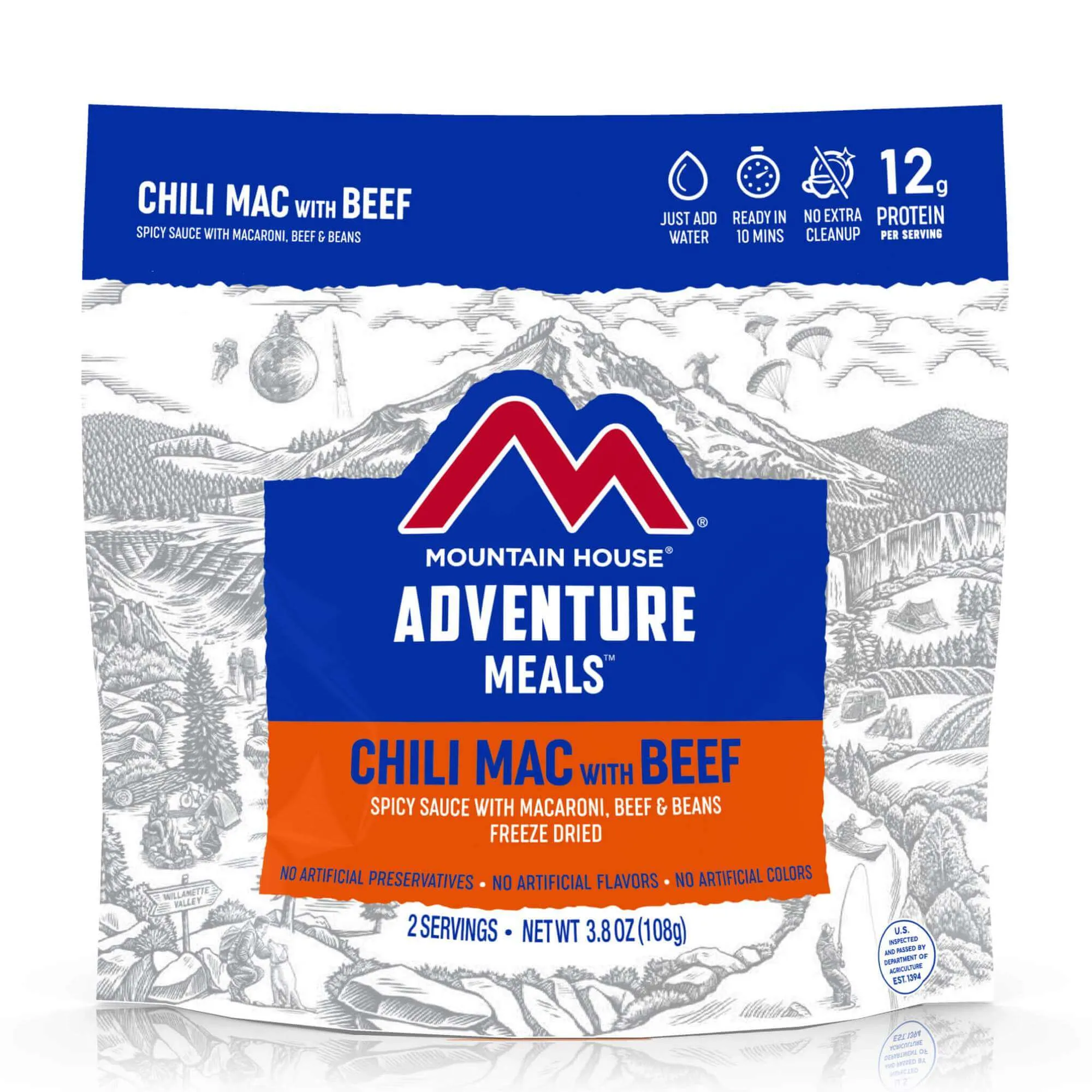 Mountain House - Chili Mac with Beef Pouch - 2 Servings