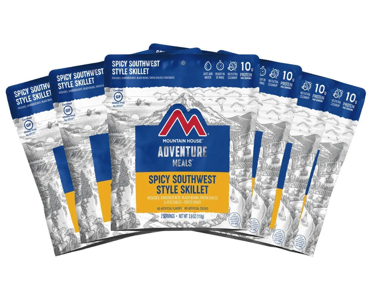 Mountain House - Spicy Southwest Style Skillet Pouch - 6 Pack