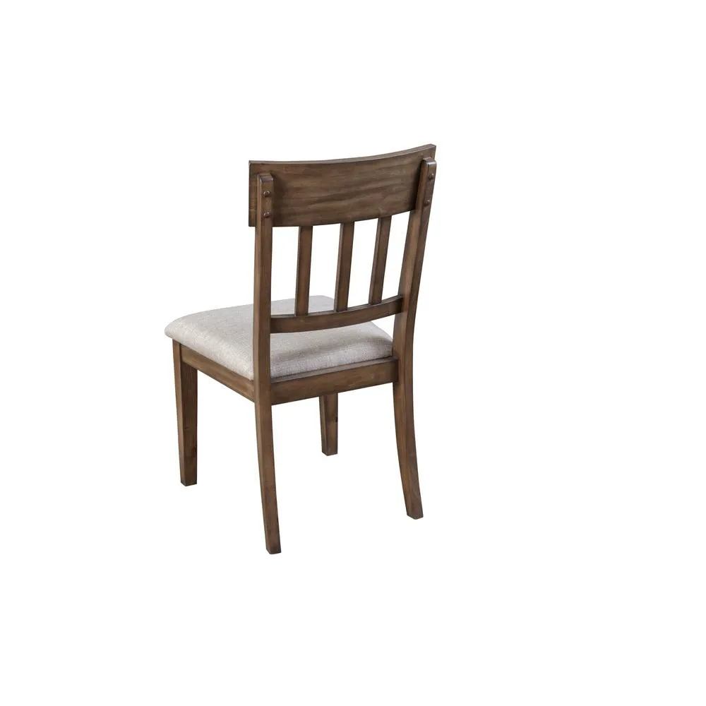 "Donham Set of 2 Side Chairs, Brown"