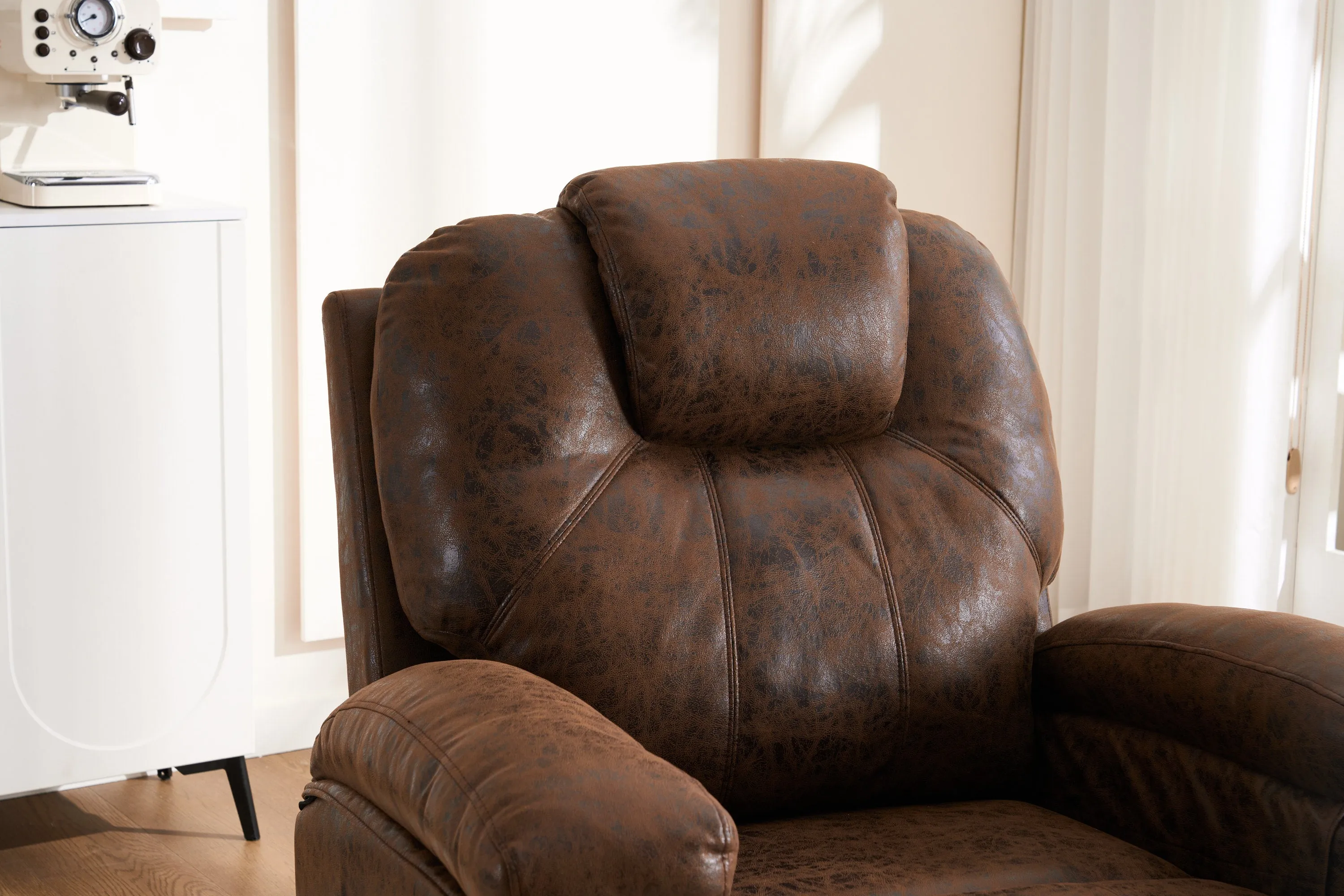 Rocha Power Lift Recliner Chair with Massage - Brown