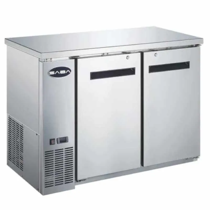 Saba - SBB-24-48SS Commercial 48" Back Bar Refrigerator Cooler 11.8 cu. Ft